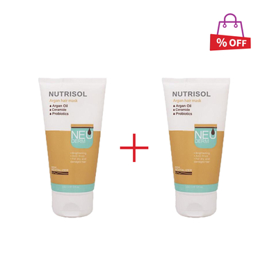 ماسک مو نیودرم (Neuderm) مدل آرگان نوتریسل حجم 150 میلی‌لیتر مجموعه 2 عددی