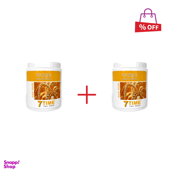 ماسک موی سون تایم (7time) مدل Proteine حجم 1000 میلی‌لیتر مجموعه 2 عددی