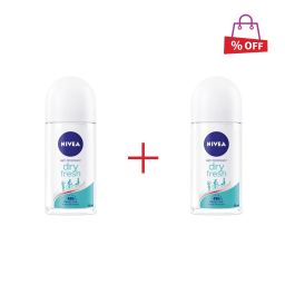 مام رول زنانه نیوآ (Nivea) مدل Dry Fresh حجم 50 میلی لیتر مجموعه 2 عددی