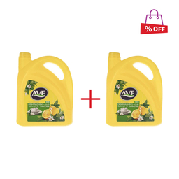 مایع ظرفشویی اوه (Ave) مدل لیمویی حجم 3.750 لیتر مجموعه 2 عددی
