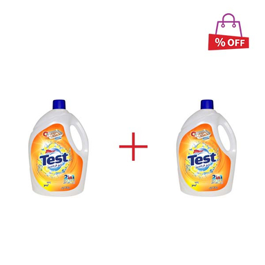 مایع ظرفشویی تست (Test) مدل Lemon حجم 3750 میلی لیتر مجموعه 2 عددی