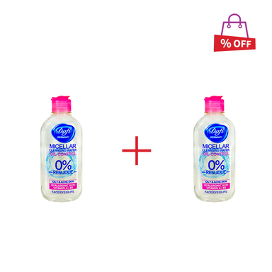 محلول پاک کننده صورت دافی (Dafi) مدل Oily & Anti Bacterial حجم 200 میلی لیتر مجموعه 2 عددی