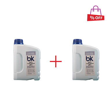 محلول ضدعفونی کننده سطوح یارانه ای بی کی (bk) حجم 1000 میلی‌لیتر مجموعه 2 عددی