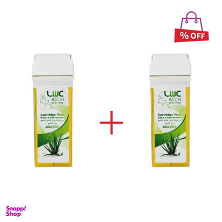 موم موبر عش (Ash) مدل Aloe vera وزن 150 گرم مجموعه 2 عددی