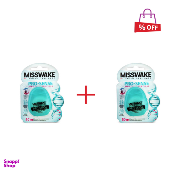 نخ دندان میسویک (Misswake) مدل Pro Sense 50 طول 50 متر مجموعه 2 عددی