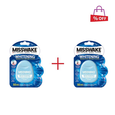 نخ دندان میسویک (Misswake) مدل Whiting طول 50 متر مجموعه 2 عددی