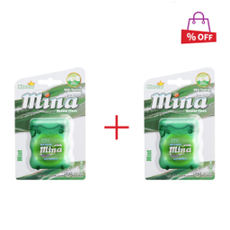 نخ دندان مینا (Mina) مدل Narrow با اسانس نعناع طول 50 متر مجموعه 2 عددی