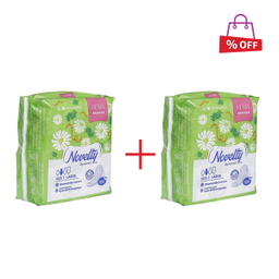 نوار بهداشتی ناولتی (Novelty) بسیار نازک سایز 2 بزرگ مخصوص روز مجموعه 2 عددی