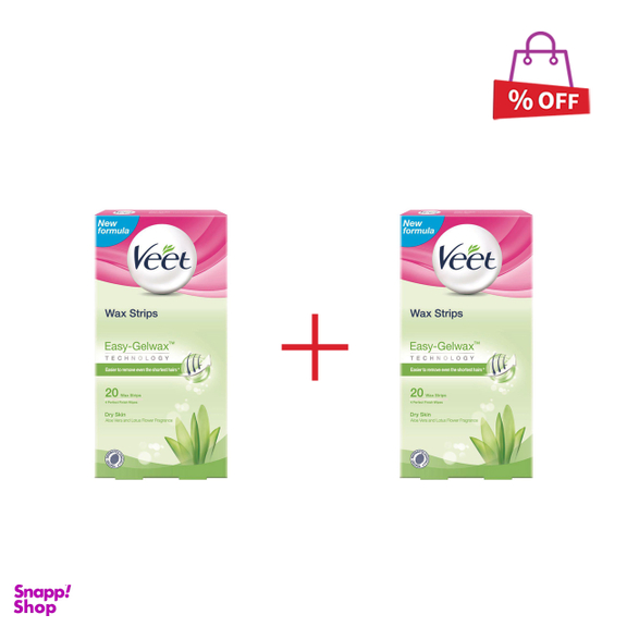 نوار موبر ویت (Veet) مدل 02 بسته 20 عددی مجموعه 2 عددی