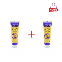 وازلین ایروکس (Irox) مدل ویتامینه حاوی زینک اوکساید 20 درصد وزن 80 گرم مجموعه 2 عددی