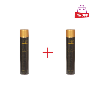 اسپری نگهدارنده حالت مو لویز (Looys) مخصوص شینیون مدل Shinion Fort Ultimate حجم 500 میلی‌لیتر مجموعه 2 عددی