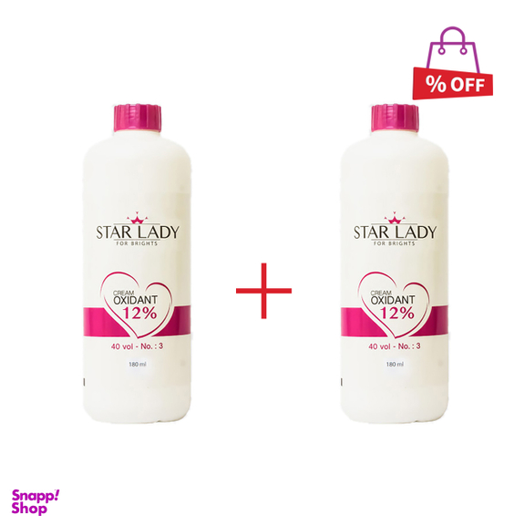 اکسیدان استار لیدی (Star Lady) مدل 12 درصد حجم 180 میلی لیتر مجموعه 2 عددی