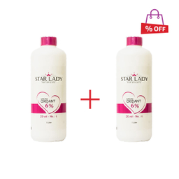 اکسیدان استار لیدی (Star Lady) مدل 6 درصد حجم 1000 میلی لیتر مجموعه 2 عددی
