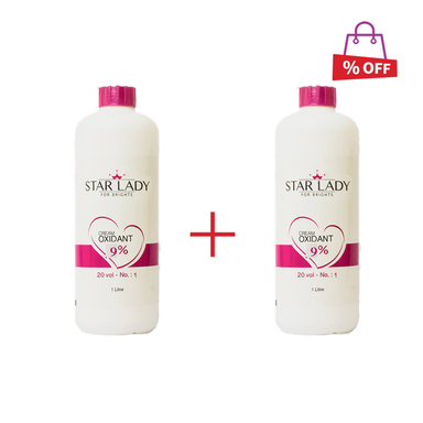 اکسیدان استار لیدی (Star Lady) مدل 9 درصد حجم 1000 میلی لیتر مجموعه 2 عددی
