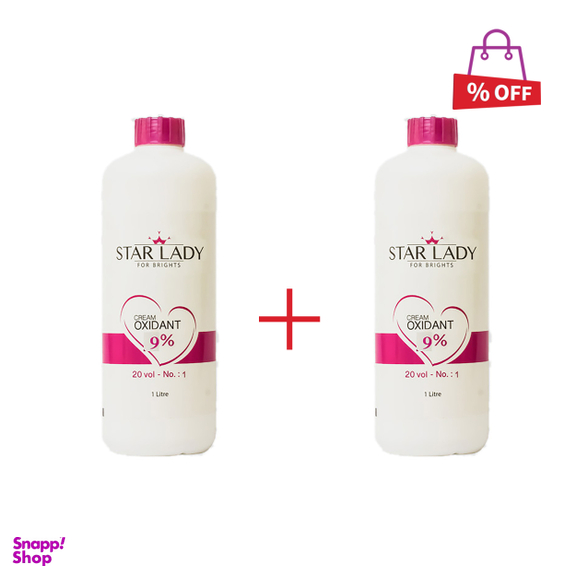 اکسیدان استار لیدی (Star Lady) مدل 9 درصد حجم 1000 میلی لیتر مجموعه 2 عددی
