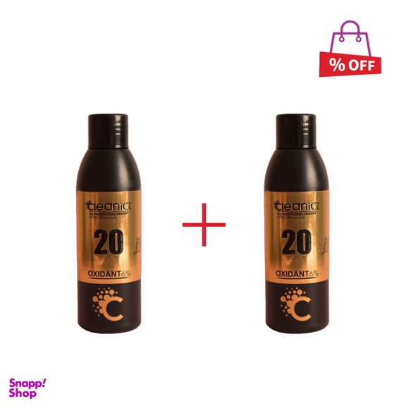 اکسیدان کلینیک کیندی (Cleanic Kindii) مدل 20 شش درصدی حجم 150 میلی‌لیتر مجموعه 2 عددی