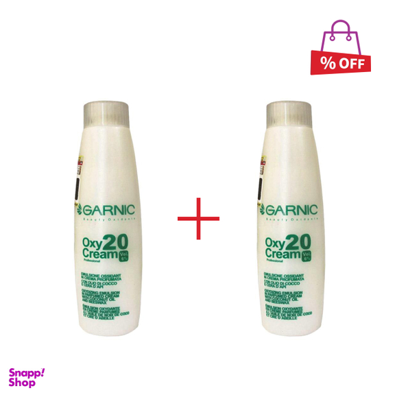 اکسیدان گارنیک (Garnic) شش درصدی مدل oxy20 Cream حجم 180 میلی‌لیتر مجموعه 2 عددی