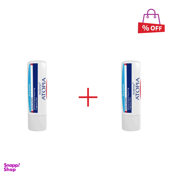 بالم مرطوب کننده و ترمیم کننده لب آردن (Ardene) سری Atopia مدل Dry Relief وزن 4.5 گرم مجموعه 2 عددی