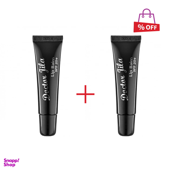 بالم لب دکتر ژیلا (Dr.Jila) با SPF 20 رنگ مشکی مجموعه 2 عددی