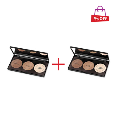پالت کانتورینگ گلدن رز (Golden Rose) مدل Contour Powder Kit مجموعه 2 عددی