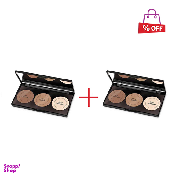 پالت کانتورینگ گلدن رز (Golden Rose) مدل Contour Powder Kit مجموعه 2 عددی