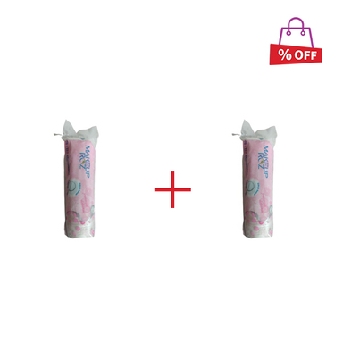 پد پاک کننده آرایش میکاپ رز (Makeup Rose) مدل T_60 بسته 92 عددی مجموعه 2 عددی