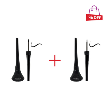 خط چشم ماژیکی ضد آب یورن (Yorn) مدل کوزه ای مجموعه 2 عددی