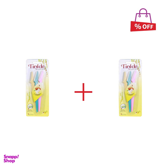 تیغ ابرو تینکل (Tinkle) مدل Tn-98 بسته 3 عددی چند رنگ مجموعه 2 عددی