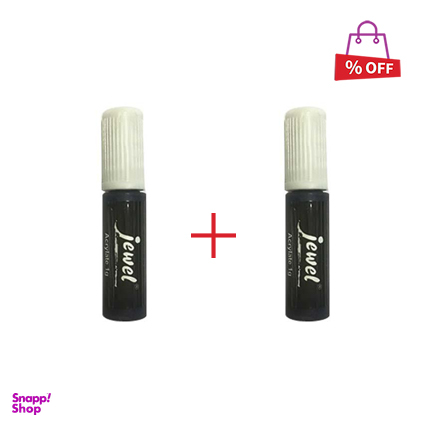 چسب مژه مصنوعی جویل (Joelle) مدل B1221 حجم 1 میلی‌لیتر مجموعه 2 عددی