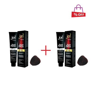 رنگ مو آیون (Ion) شماره 4.20 رنگ شرابی بادمجانی تیره حجم 120 میلی‌لیتر مجموعه 2 عددی