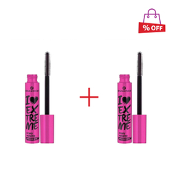 ریمل اسنس (Essence) مدل I Love Extreme Crazy Volume Mascara حجم 12 میلی لیتر مجموعه 2 عددی