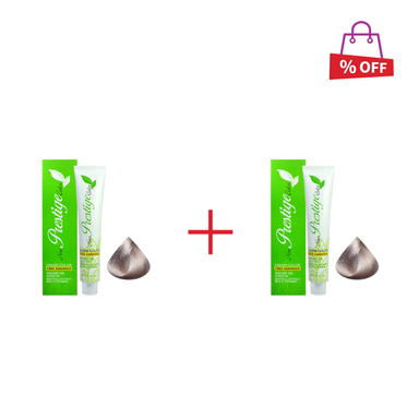 رنگ مو نیو پرستیژ کالر (New Prestige Color) شماره P8 رنگ نقره‌ای روشن حجم 100 میلی‌لیتر مجموعه 2 عددی