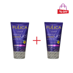 ژل مو فولیکا (Fulica) با حالت دهندگی بسیار قوی حجم 150 میلی‌لیتر مجموعه 2 عددی