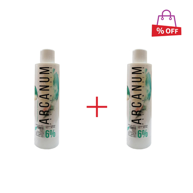 کرم اکسیدان آرکانوم (Arcanum) مدل Premium Color شش درصدی شماره 1 حجم 180 میلی‌ لیتر مجموعه 2 عددی