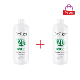 کرم اکسیدان دور لایت (DorLight) شماره 1 شش درصدی حجم 150 میلی‌لیتر مجموعه 2 عددی