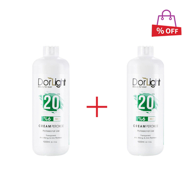 کرم اکسیدان دور لایت (DorLight) شماره 1 شش درصدی حجم 150 میلی‌لیتر مجموعه 2 عددی