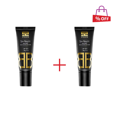 کرم پودر BB ساین اسکین (Syn skin) مدل SynBeauty حجم 40 میلی‌لیتر مجموعه 2 عددی