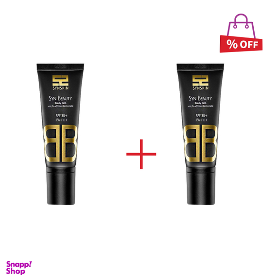 کرم پودر BB ساین اسکین (Syn skin) مدل SynBeauty حجم 40 میلی‌لیتر مجموعه 2 عددی