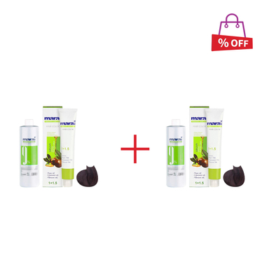 کیت رنگ مو مارال (Maral) شماره 2.99 رنگ بادمجانی مجموعه 2 عددی