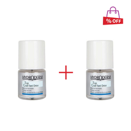 محلول خشک کننده سریع لاک ناخن هیدرودرم (Hydroderm) حجم 8 میلی لیتر مجموعه 2 عددی