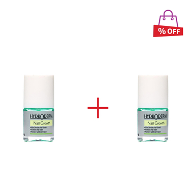 محلول محرک رشد ناخن هیدرودرم (Hydroderm) مدل Nail Growth مجموعه 2 عددی