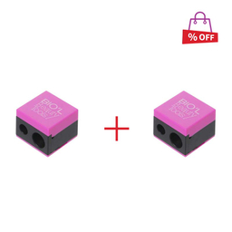 مداد تراش آرایشی بیول (Biol) مدل Sharp رنگ صورتی مجموعه 2 عددی