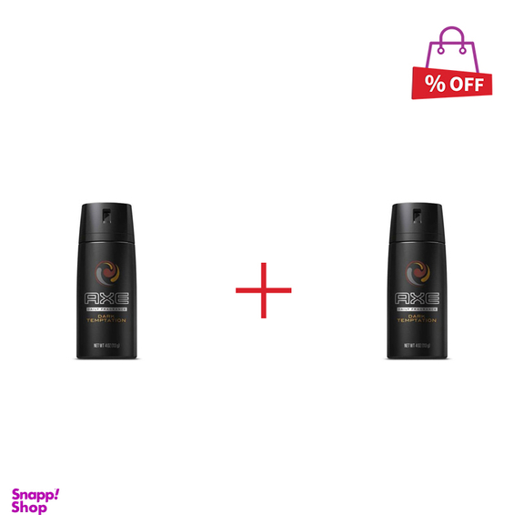 اسپری مردانه آکس (Axe) مدل Dark Temptation حجم 150 میلی لیتر مجموعه 2 عددی