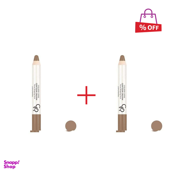 مداد کانتورینگ گلدن رز (Golden Rose) مدل Crayon مجموعه 2 عددی