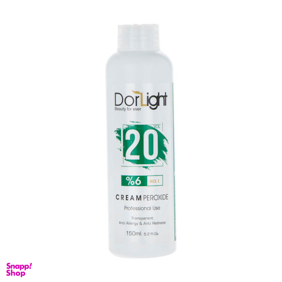 کرم اکسیدان دور لایت (DorLight) شماره 1 شش درصدی