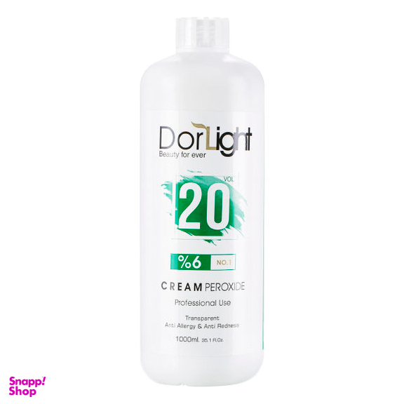 کرم اکسیدان دور لایت (DorLight) شماره 1 شش درصدی