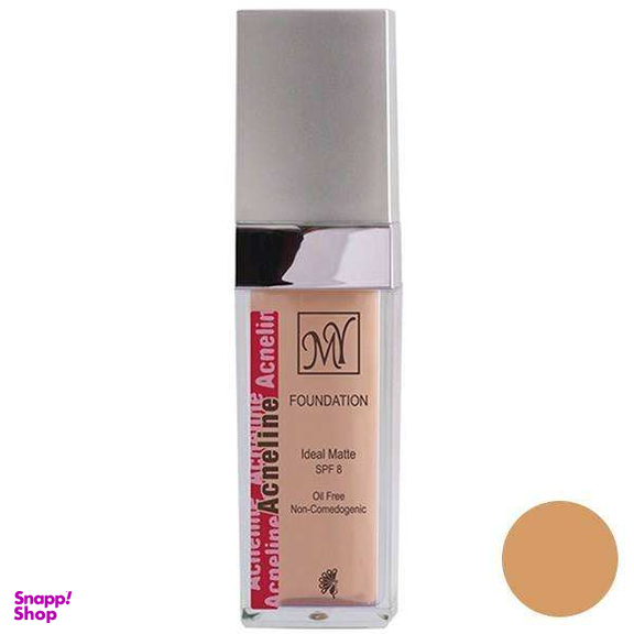 کرم پودر پمپی مای (My) سری Ideal Matte مدل ACNELINE حجم 30 میلی‌لیتر