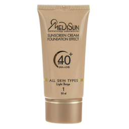 کرم پودر ضد آفتاب مدیسان (Medisun) سری All Skin مدل Foundation Effect حجم 30 میلی‌لیتر