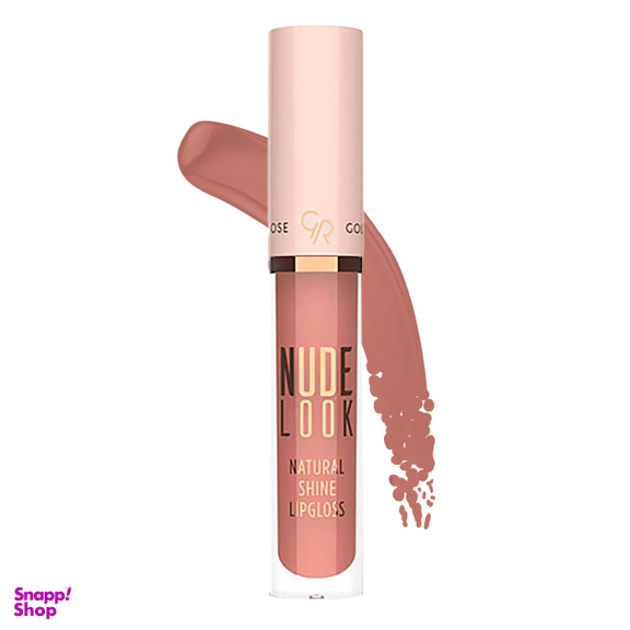 رژ لب مایع گلدن رز (Golden Rose) مدل Nude Look Natural Shine