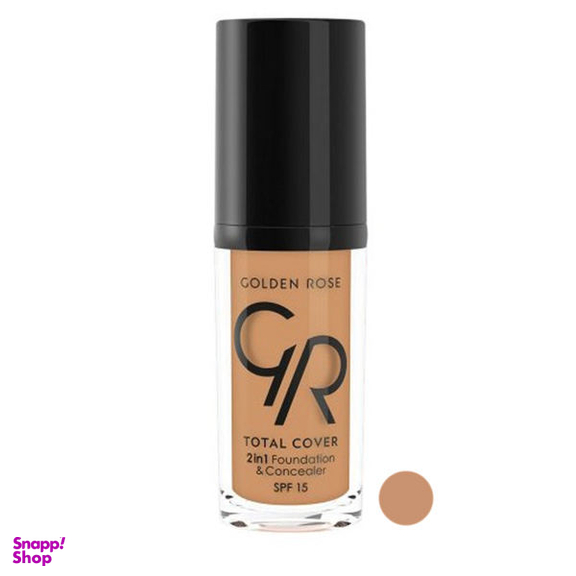 کرم پودر گلدن رز (Golden Rose) مدل Total Cover حجم 30 میلی‌لیتر